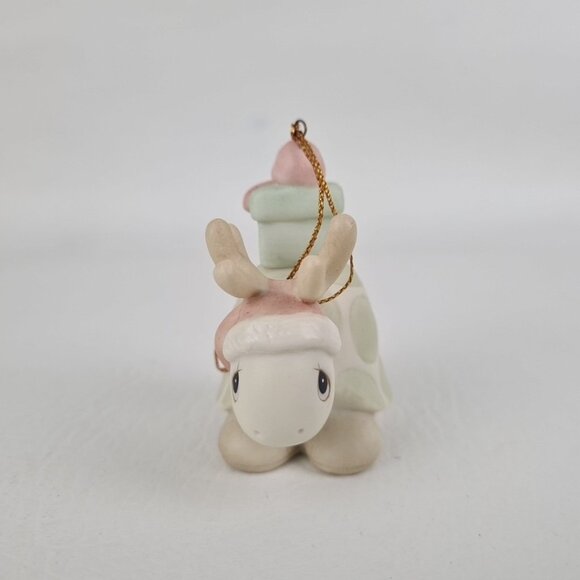 Precious Moments 520489 "Slow Down And Enjoy The Holidays" Vntg + 2 Ornaments - Picture 3 of 7